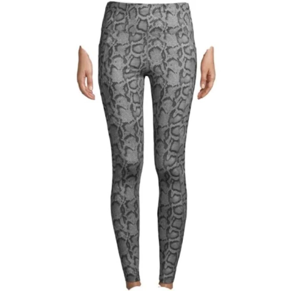 Avia Athletic Leggings Stretch Pockets Snakeskin Performance NWT Womens Med